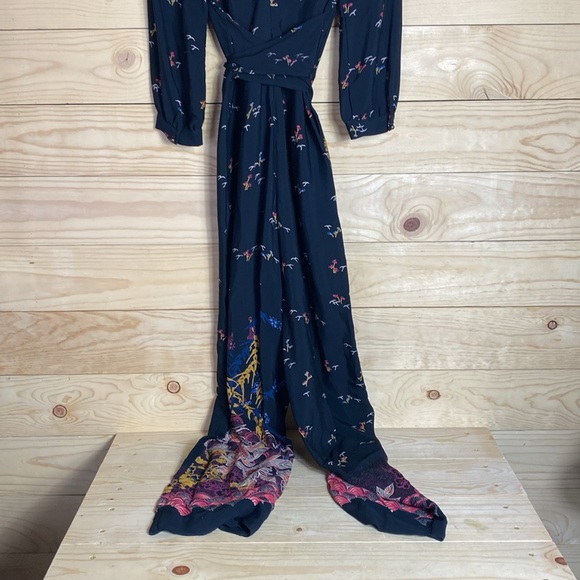 Anthropologie Feather Nara floral jumpsuit size 2 - Picture 10 of 11